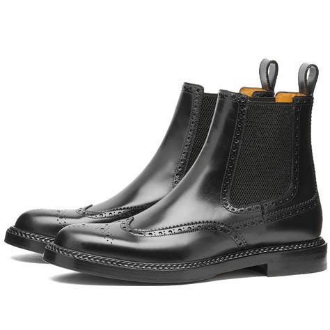 gucci rubber chelsea boots|gucci boots embellished.